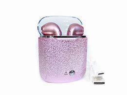 Image result for Pink Wireless Earbuds with Charging Case