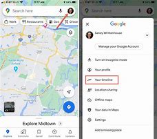 Image result for Google Maps History iPhone