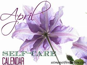Image result for Self-Care Calendar April