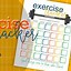 Image result for Kids Exercise Chart