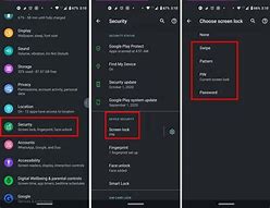 Image result for Android Security Settings