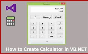 Image result for How to Make Calculator in VB