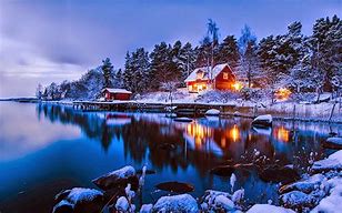 Image result for Beautiful Christmas Winter Scenery