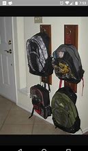Image result for Backpack Hooks for Wall