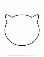 Image result for Cat Face Template