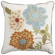 Image result for Embroidery Throw Pillows