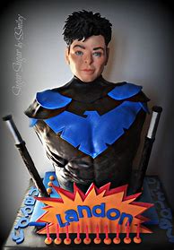 Image result for Nightwing Birthday Cake