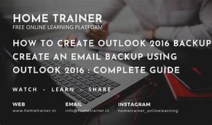 Image result for How to Back Up Microsoft Outlook