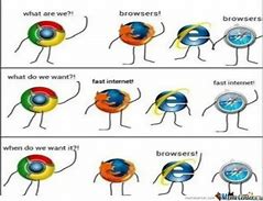 Image result for Internet Explorer Browsers Meme