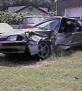Image result for wrecked mustangs
