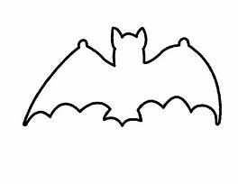 Image result for Draw Bat Outline