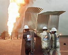 Image result for Desert Storm Burning Oil Fields