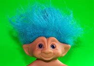 Image result for Troll Face Blue Hair