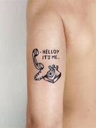 Image result for Telephone Tattoo