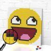 Image result for Meme Emoji Pixel Art Minecraft