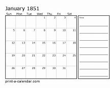 Image result for Antique 1851 Calendar