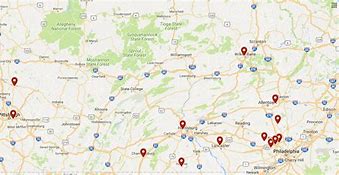 Image result for PA Dispensaries Map