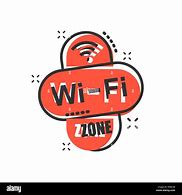 Image result for Wi-Fi Zone Sign Cartoon