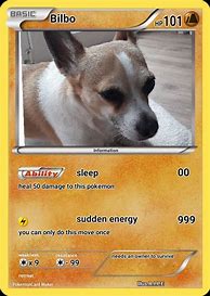Image result for Dog Pokemon Cards Meme