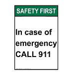 Image result for In Case of Emergency Call 911