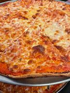 Image result for Over Cooked Thin-Crust Pizza