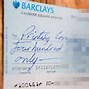Image result for Barclays Bank Cheque