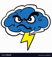 Image result for Angry Storm Cloud Cartoon