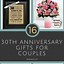 Image result for 30th Anniversary Gift