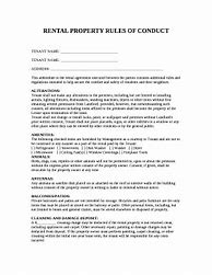 Image result for Rental Property Rules of Conduct