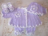 Image result for Free Crochet Baby Girl Layette Patterns