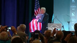 Image result for Donald Trump Hugging Flag