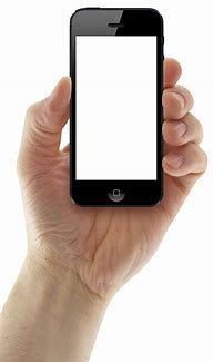 Image result for Hand Holding a Black iPhone