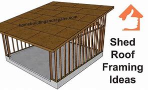Image result for Single Slope Roof Framing Plans