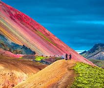 Image result for Rainbow Mountains Sunset