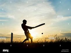Image result for Child Cricket Silhouette