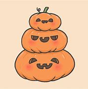 Image result for Cute Cartoon Pumkin Saying Happy Halloween