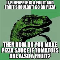 Image result for Pineapple Pizza Dunny Meme