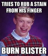 Image result for Burnt Fingers Meme