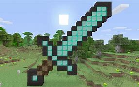 Image result for Diamond Sword Minecraft Build