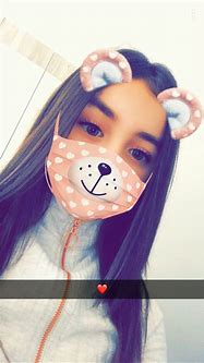 Image result for Girl with Snapchat Mask Filter
