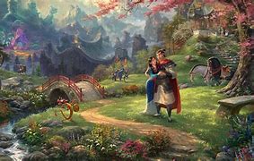 Image result for Thomas Kinkade Disney Paintings