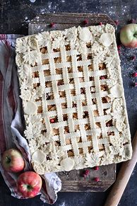 Image result for Apple Cranberry Slab Pie