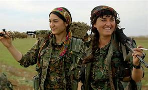 Image result for Kurdish Woman Fighter