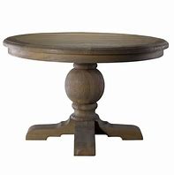 Image result for 48 Inch Round Wood Pedestal Table