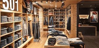 Image result for Pared De Accesorios En Tienda Levi's