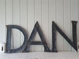 Image result for Wrought Iron Letters in Blaydon