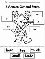 Image result for The Five Senses Cut and Paste