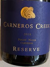 Carneros Creek Pinot Noir Carneros Reserve に対する画像結果