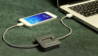 Image result for Temucoiled Lighing Cord to iPhone