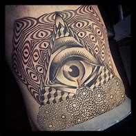 Image result for Cool Trippy Tattoos
